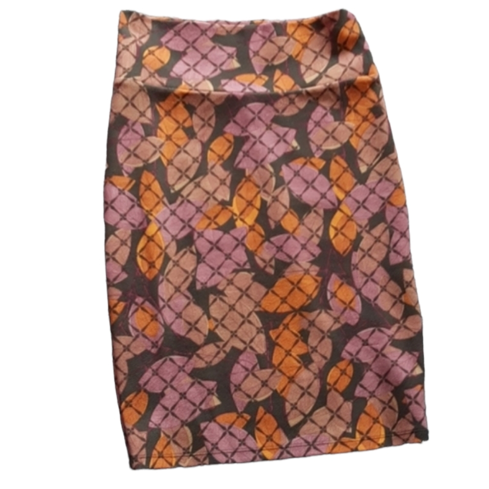 Lularoe Orange and Pink Skirt